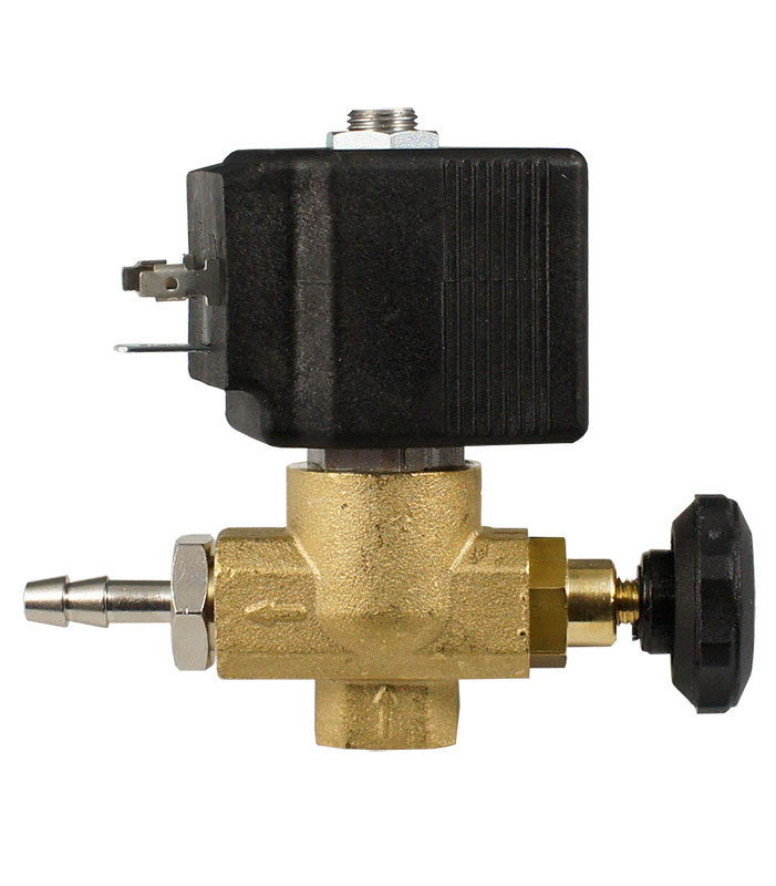 Elmag. ventil 1/4" OLAB, s reguláciou Elmag. ventil 1/4" OLAB, s reguláciou