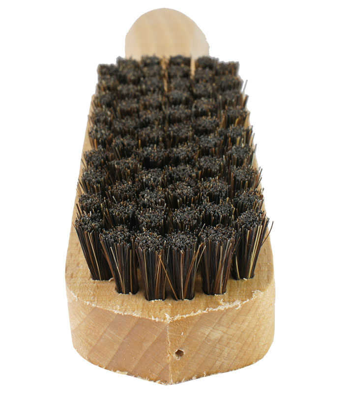 Detašovacia kefa prírodná, tmavá, 13 mm