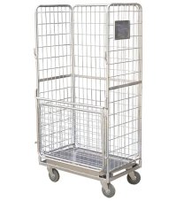 Kontajnerový vozík KV1 na bielizeň, pozinkovaný Kontajnerový vozík KV1 na bielizeň, pozinkovaný
