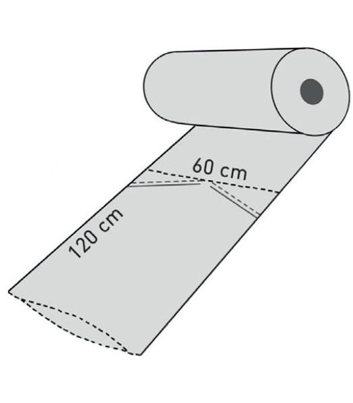 LDPE trhacia fólia, hadica, šírka 60 cm
