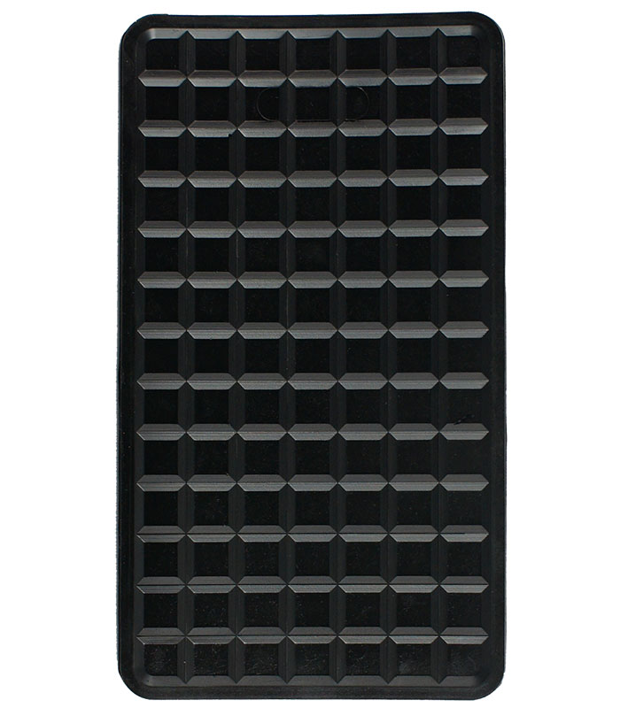 Gumená podložka pod žehličku, čierna