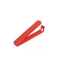 Plastový uzáver na vrece CLIP, červený Plastový uzáver na vrece CLIP, červený