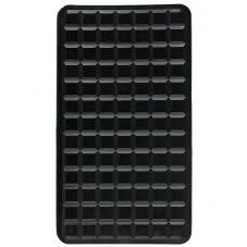 Gumená podložka pod žehličku, čierna