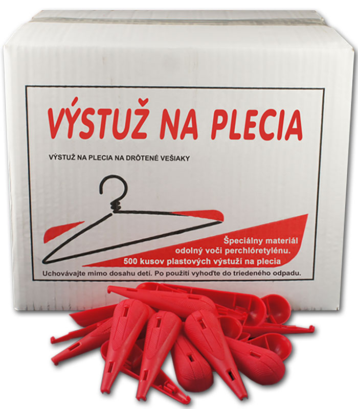 Plastová výstuž na plecia, 500 ks/kartón