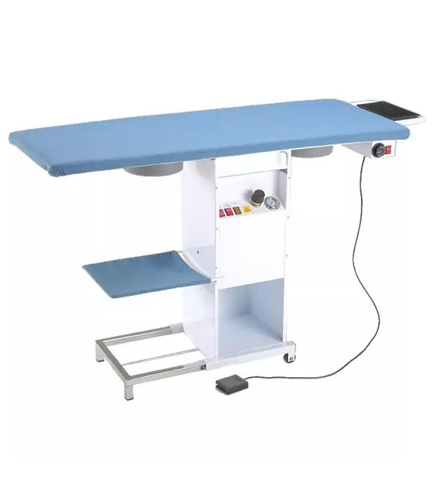 Žehliaci stôl FOREVER X, ohrev a odsávanie dosky, pravouhlá žehliaca plocha 130 x 50 cm Žehliaci stôl FOREVER X, ohrev a odsávanie dosky, pravouhlá žehliaca plocha 130 x 50 cm