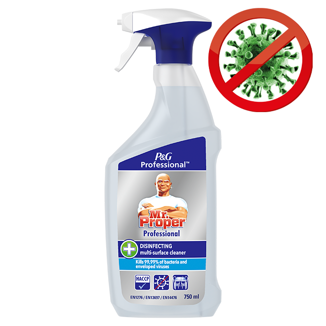 Mr. Proper Professional 3v1 dezinfekčný 750ml