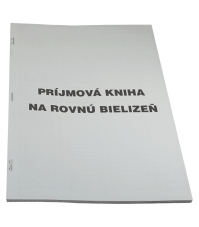 Príjmová kniha na rovnú bielizeň Príjmová kniha na rovnú bielizeň