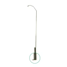 Záves a držiak hadice a kábla, 83 cm, chrómovaný, na skrutku