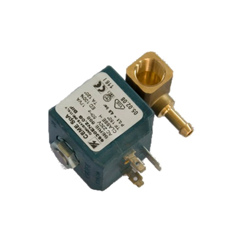 Elektromagnetický ventil 1/4" CEME, rohový s vývodom, 6 W, 230 V Elektromagnetický ventil 1/4" CEME, rohový s vývodom, 6 W, 230 V