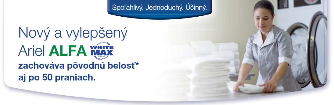 ARIEL ALFA WHITE MAX 15 kg